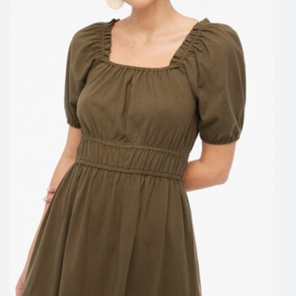 Blue J Crew Factory Knit Squareneck Mini Dress - Picture 11 of 11